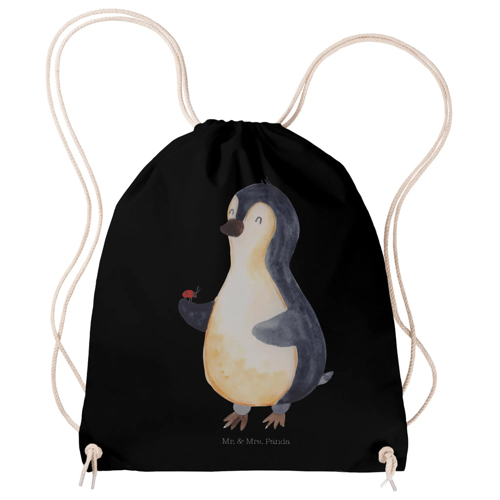 Sportbeutel Pinguin Marienkäfer Sportbeutel, Turnbeutel, Beutel, Sporttasche, Tasche, Stoffbeutel, Sportbeutel Kinder, Gymsack, Beutel Rucksack, Kleine Sporttasche, Sportzubehör, Turnbeutel Baumwolle, Pinguin, Pinguine, Marienkäfer, Liebe, Wunder, Glück, Freude, Lebensfreude