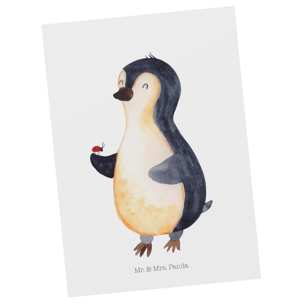 Postkarte Pinguin Marienkäfer Postkarte, Karte, Geschenkkarte, Grußkarte, Einladung, Ansichtskarte, Geburtstagskarte, Einladungskarte, Dankeskarte, Ansichtskarten, Einladung Geburtstag, Einladungskarten Geburtstag, Pinguin, Pinguine, Marienkäfer, Liebe, Wunder, Glück, Freude, Lebensfreude