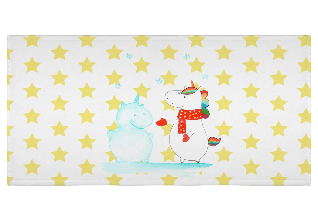 Handtuch Einhorn Schneemann Handtuch, Badehandtuch, Badezimmer, Handtücher, groß, Kinder, Baby, Einhorn, Einhörner, Einhorn Deko, Unicorn, Schneemann, Winter, Schnee, Kuchen, Weihnachten, kalt, Mütze, Handschuhe, X-Mas