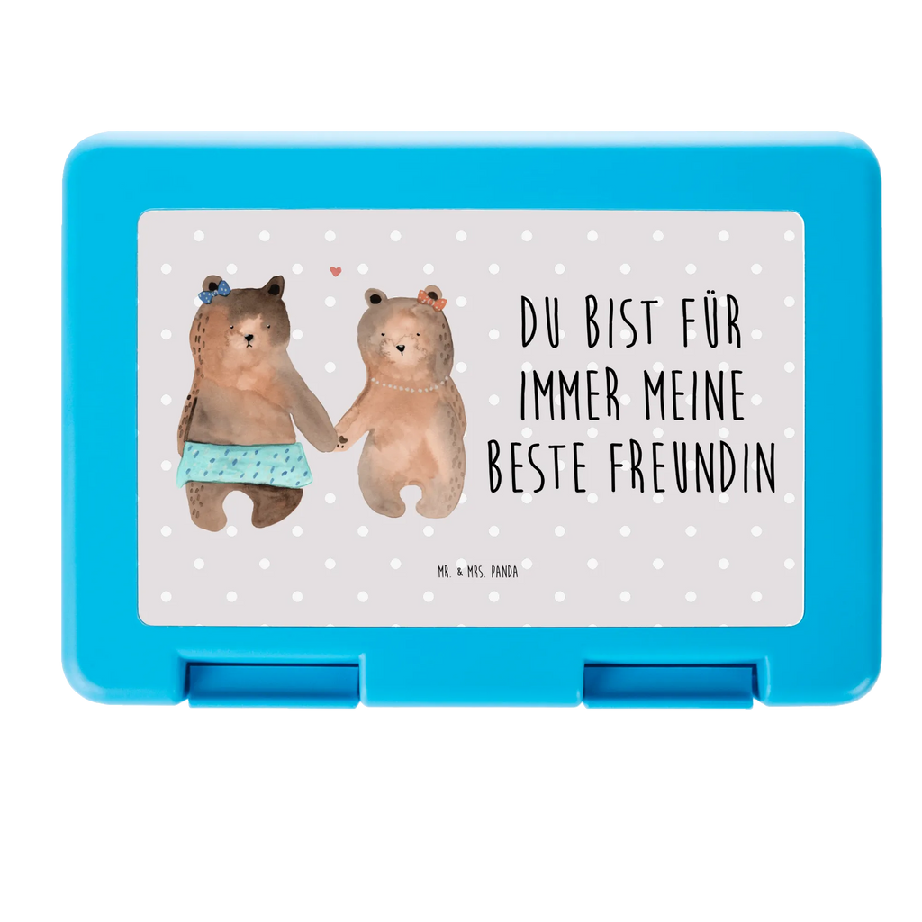 Brotdose Bär Freundin Brotbox, Snackbox, Lunch box, Butterbrotdose, Brotzeitbox, Bär, Teddy, Teddybär, Bär Freundin Beste Freund Liebe Liebesbeweis Verliebt Kumpel Kumpeliene