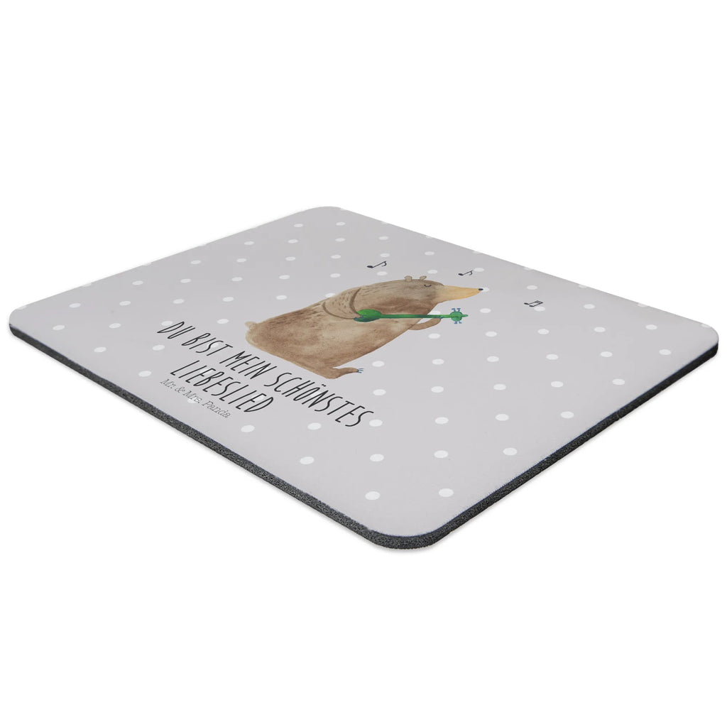 Mauspad Bär Lied Mousepad, Computer zubehör, Büroausstattung, PC Zubehör, Arbeitszimmer, Mauspad, Einzigartiges Mauspad, Designer Mauspad, Mausunterlage, Mauspad Büro, Bär, Teddy, Teddybär, Bärchen, Bear, Liebeslied, Lied, Song, Valentinstag, Valentine, Geschenk, Partner, Liebe, Freundin, Frau, Herz, Spruch