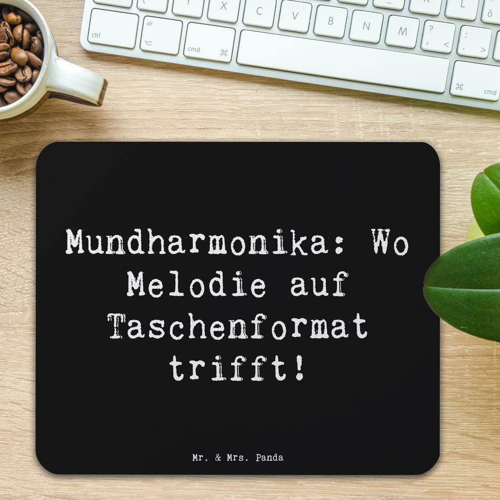 Mauspad Spruch Mundharmonika: Wo Melodie auf Taschenformat trifft! Mousepad, Computer zubehör, Büroausstattung, PC Zubehör, Arbeitszimmer, Mauspad, Einzigartiges Mauspad, Designer Mauspad, Mausunterlage, Mauspad Büro, Instrumente, Geschenke Musiker, Musikliebhaber