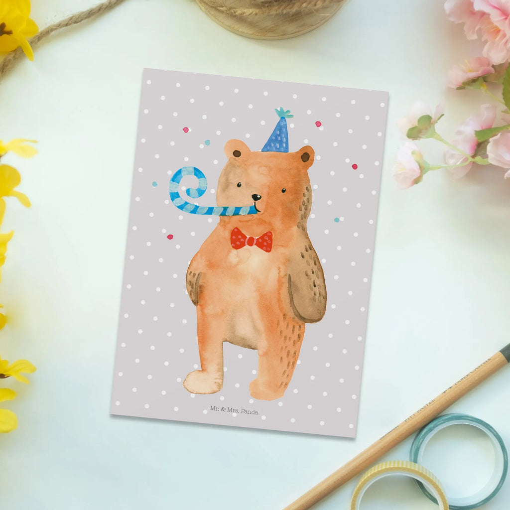 Postkarte Bär Geburtstag Postkarte, Karte, Geschenkkarte, Grußkarte, Einladung, Ansichtskarte, Geburtstagskarte, Einladungskarte, Dankeskarte, Ansichtskarten, Einladung Geburtstag, Einladungskarten Geburtstag, Bär, Teddy, Teddybär, Happy Birthday, Alles Gute, Glückwunsch, Geburtstag