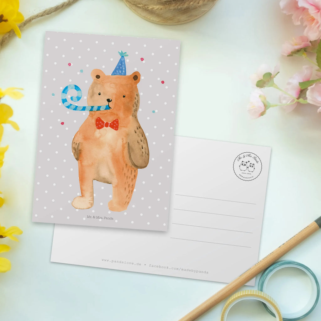 Postkarte Bär Geburtstag Postkarte, Karte, Geschenkkarte, Grußkarte, Einladung, Ansichtskarte, Geburtstagskarte, Einladungskarte, Dankeskarte, Ansichtskarten, Einladung Geburtstag, Einladungskarten Geburtstag, Bär, Teddy, Teddybär, Happy Birthday, Alles Gute, Glückwunsch, Geburtstag