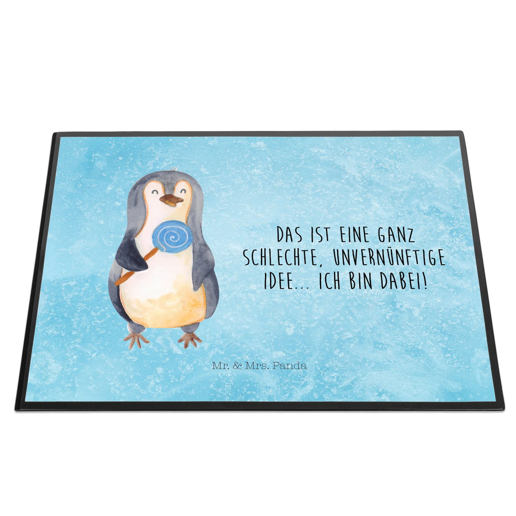 Schreibtischunterlage Pinguin Lolli Schreibunterlage, Schreibtischauflage, Bürobedarf, Büroartikel, Schreibwaren, Schreibtisch Unterlagen, Schreibtischunterlage Groß, Pinguin, Pinguine, Lolli, Süßigkeiten, Blödsinn, Spruch, Rebell, Gauner, Ganove, Rabauke