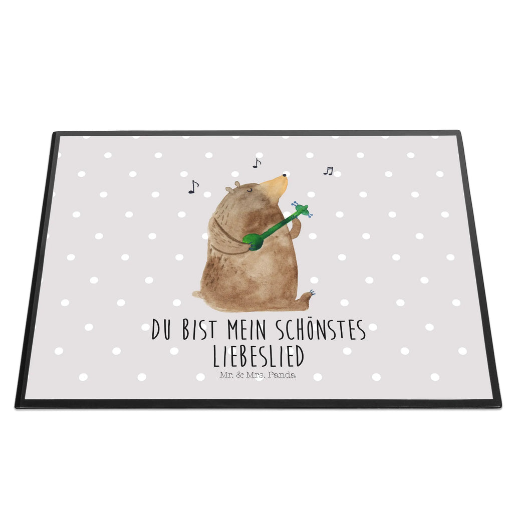 Schreibtischunterlage Bär Lied Schreibunterlage, Schreibtischauflage, Bürobedarf, Büroartikel, Schreibwaren, Schreibtisch Unterlagen, Schreibtischunterlage Groß, Bär, Teddy, Teddybär, Bärchen, Bear, Liebeslied, Lied, Song, Valentinstag, Valentine, Geschenk, Partner, Liebe, Freundin, Frau, Herz, Spruch