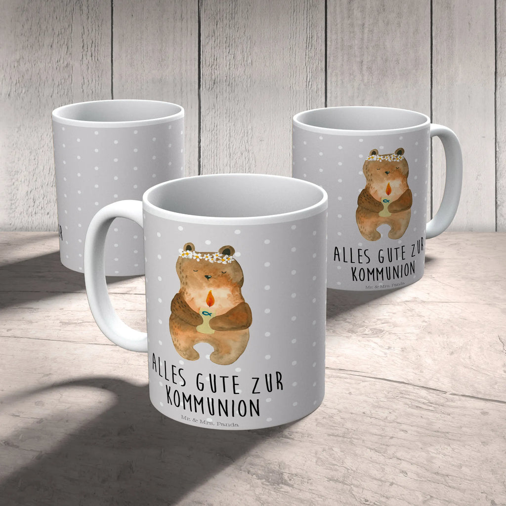 Tasse Bär Kommunion Tasse, Kaffeetasse, Teetasse, Becher, Kaffeebecher, Teebecher, Keramiktasse, Porzellantasse, Büro Tasse, Geschenk Tasse, Tasse Sprüche, Tasse Motive, Kaffeetassen, Tasse bedrucken, Designer Tasse, Cappuccino Tassen, Schöne Teetassen, Bär, Teddy, Teddybär, Kommunion, Gottes Segen, Taufkerze, katholisch