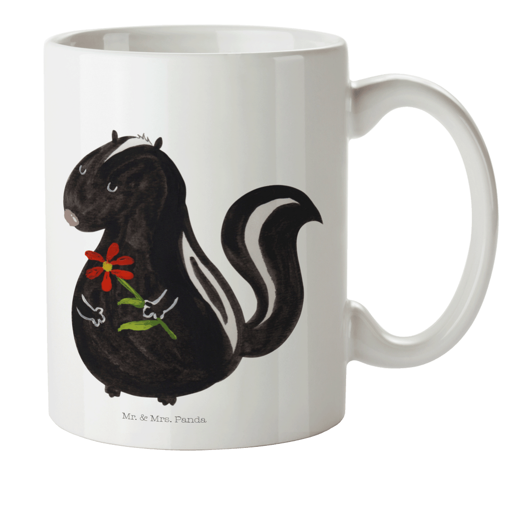 Kindertasse Stinktier Blume Kindertasse, Kinder Tasse, Kunststoff Tasse, Kindergarten Tasse, Trinkbecher, Camping Becher, Kaffeetasse, Kunststoffbecher, Kindergartenbecher, Outdoorgeschirr, Kunststoffgeschirr, Reisebecher, Reisetasse, Kinderbecher, Bruchfeste Tasse, Bruchsichere Tasse, Plastik Tasse, Plastiktasse, Stinktier, Skunk, Wildtier, Raubtier, Stinker, Stinki, Tagträumer, verträumt, Dreams, Träume