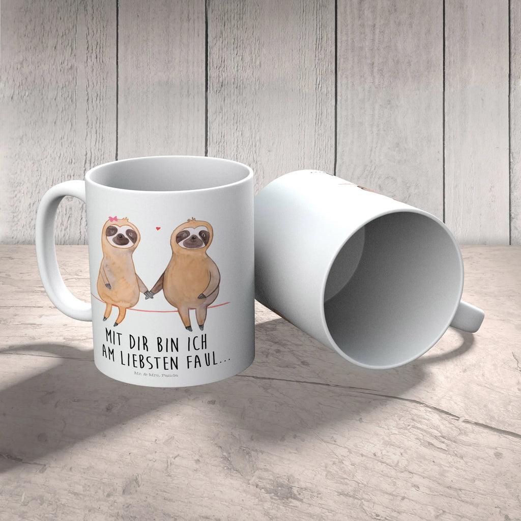 Kindertasse Faultier Pärchen Kindertasse, Kinder Tasse, Kunststoff Tasse, Kindergarten Tasse, Trinkbecher, Camping Becher, Kaffeetasse, Kunststoffbecher, Kindergartenbecher, Outdoorgeschirr, Kunststoffgeschirr, Reisebecher, Reisetasse, Kinderbecher, Bruchfeste Tasse, Bruchsichere Tasse, Plastik Tasse, Plastiktasse, Faultier, Faultier Geschenk, Faultier Deko, Faultiere, faul, Lieblingstier, Liebe, Liebespaar, Faultierliebe, Faultierpärchen, verliebt, verlobt, gemeinsam, relaxen, Pärchen, Beziehung, Langsamkeit