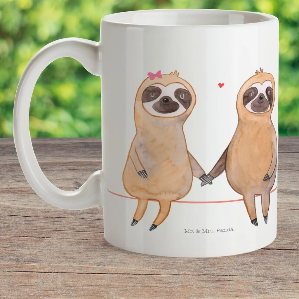 Kindertasse Faultier Pärchen Kindertasse, Kinder Tasse, Kunststoff Tasse, Kindergarten Tasse, Trinkbecher, Camping Becher, Kaffeetasse, Kunststoffbecher, Kindergartenbecher, Outdoorgeschirr, Kunststoffgeschirr, Reisebecher, Reisetasse, Kinderbecher, Bruchfeste Tasse, Bruchsichere Tasse, Plastik Tasse, Plastiktasse, Faultier, Faultier Geschenk, Faultier Deko, Faultiere, faul, Lieblingstier, Liebe, Liebespaar, Faultierliebe, Faultierpärchen, verliebt, verlobt, gemeinsam, relaxen, Pärchen, Beziehung, Langsamkeit