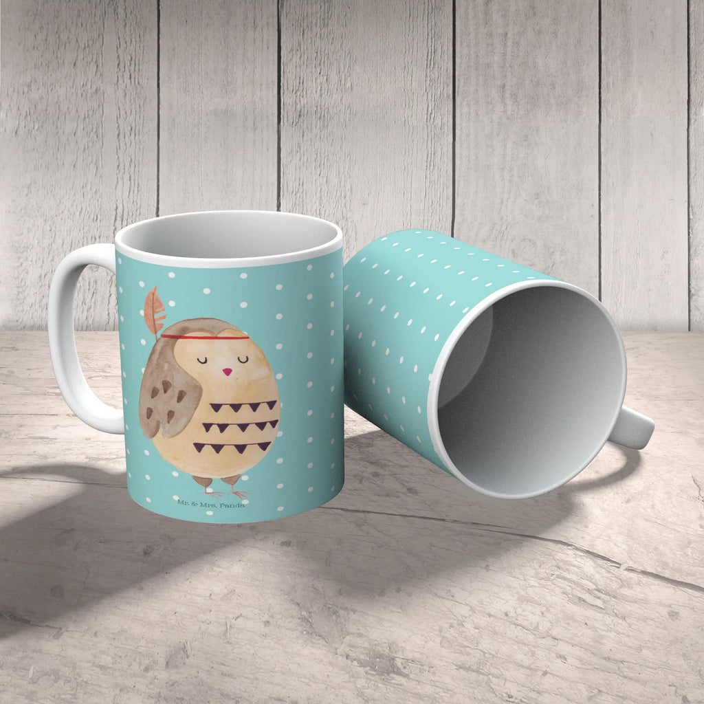 Tasse Eule Federschmuck Tasse, Kaffeetasse, Teetasse, Becher, Kaffeebecher, Teebecher, Keramiktasse, Porzellantasse, Büro Tasse, Geschenk Tasse, Tasse Sprüche, Tasse Motive, Kaffeetassen, Tasse bedrucken, Designer Tasse, Cappuccino Tassen, Schöne Teetassen, Eule, Eule Deko, Owl, Das Leben ist ein Abenteuer, Reisespruch, Federschmuck, Dekoration