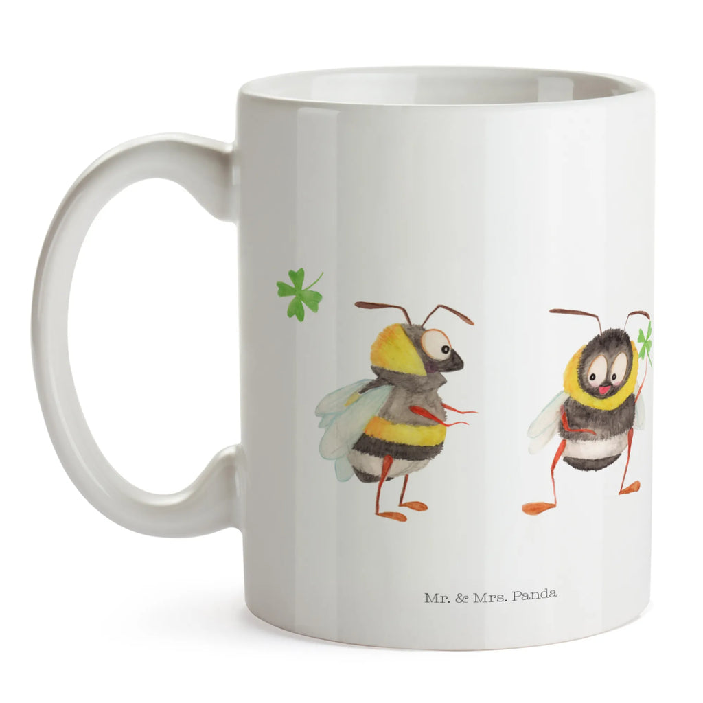 Tasse Hummeln Kleeblatt Tasse, Kaffeetasse, Teetasse, Becher, Kaffeebecher, Teebecher, Keramiktasse, Porzellantasse, Büro Tasse, Geschenk Tasse, Tasse Sprüche, Tasse Motive, Kaffeetassen, Tasse bedrucken, Designer Tasse, Cappuccino Tassen, Schöne Teetassen, Tiermotive, Gute Laune, lustige Sprüche, Tiere, Hummel, Biene, Spruch positiv, Biene Deko, Spruch schön, glücklich sein, glücklich werden, Spruch fröhlich