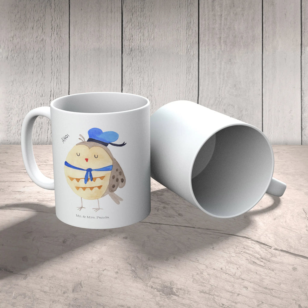 Tasse Eule Matrose Tasse, Kaffeetasse, Teetasse, Becher, Kaffeebecher, Teebecher, Keramiktasse, Porzellantasse, Büro Tasse, Geschenk Tasse, Tasse Sprüche, Tasse Motive, Kaffeetassen, Tasse bedrucken, Designer Tasse, Cappuccino Tassen, Schöne Teetassen, Eule, Eule Spruch, Eule Deko, Owl, Wortspiel lustig, Matrose, Freundin, Ehe, Seefahrer, Heimathafen, Hochzeitstag Geschenk