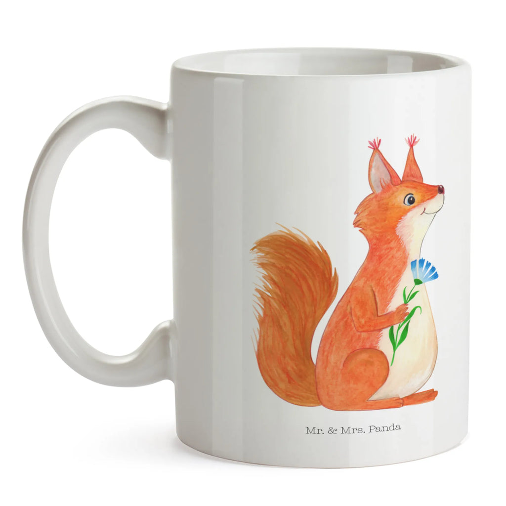 Tasse Eichhörnchen Blume Tasse, Kaffeetasse, Teetasse, Becher, Kaffeebecher, Teebecher, Keramiktasse, Porzellantasse, Büro Tasse, Geschenk Tasse, Tasse Sprüche, Tasse Motive, Kaffeetassen, Tasse bedrucken, Designer Tasse, Cappuccino Tassen, Schöne Teetassen, Tiermotive, Gute Laune, lustige Sprüche, Tiere, Eichhörnchen, Eichhorn, Spruch positiv, Lachen, Spaß, Motivation Sprüche, Motivation Bilder, glücklich Spruch, Spruch Deko