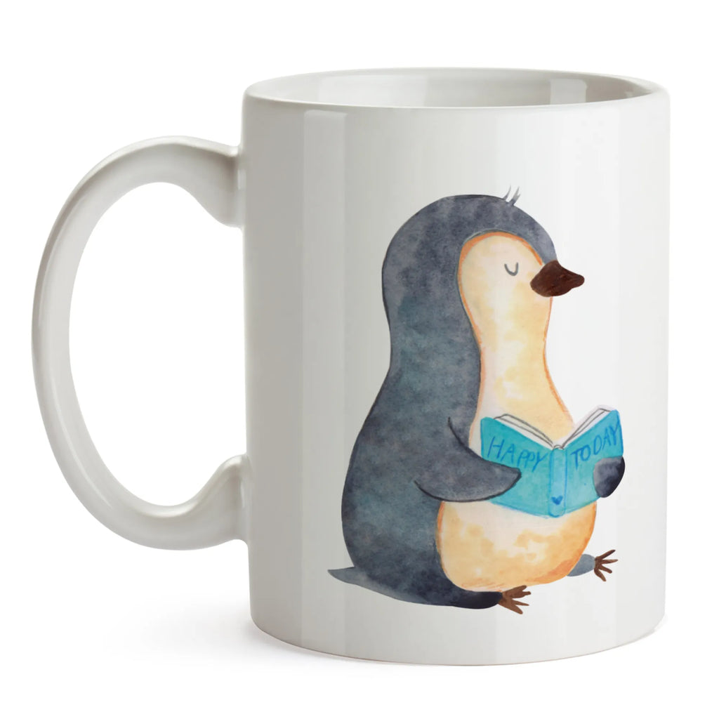 Tasse Pinguin Buch Tasse, Kaffeetasse, Teetasse, Becher, Kaffeebecher, Teebecher, Keramiktasse, Porzellantasse, Büro Tasse, Geschenk Tasse, Tasse Sprüche, Tasse Motive, Kaffeetassen, Tasse bedrucken, Designer Tasse, Cappuccino Tassen, Schöne Teetassen, Pinguin, Pinguine, Buch, Lesen, Bücherwurm, Nichtstun, Faulenzen, Ferien, Urlaub, Freizeit