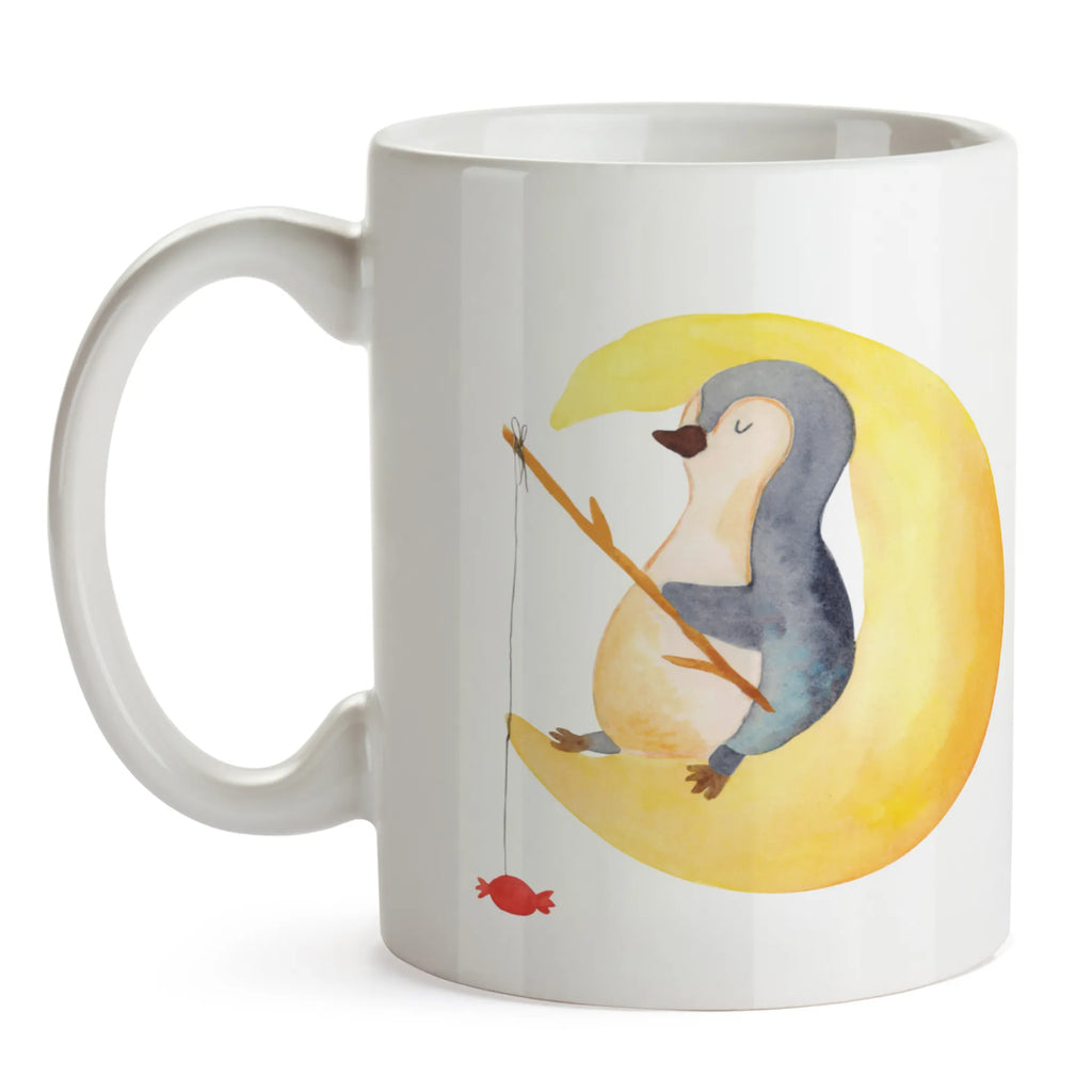 Tasse Pinguin Mond Tasse, Kaffeetasse, Teetasse, Becher, Kaffeebecher, Teebecher, Keramiktasse, Porzellantasse, Büro Tasse, Geschenk Tasse, Tasse Sprüche, Tasse Motive, Kaffeetassen, Tasse bedrucken, Designer Tasse, Cappuccino Tassen, Schöne Teetassen, Pinguin, Pinguine, Spruch, schlafen, Nachtruhe, Einschlafen, Schlafzimmer, Schlafstörungen, Gästezimmer