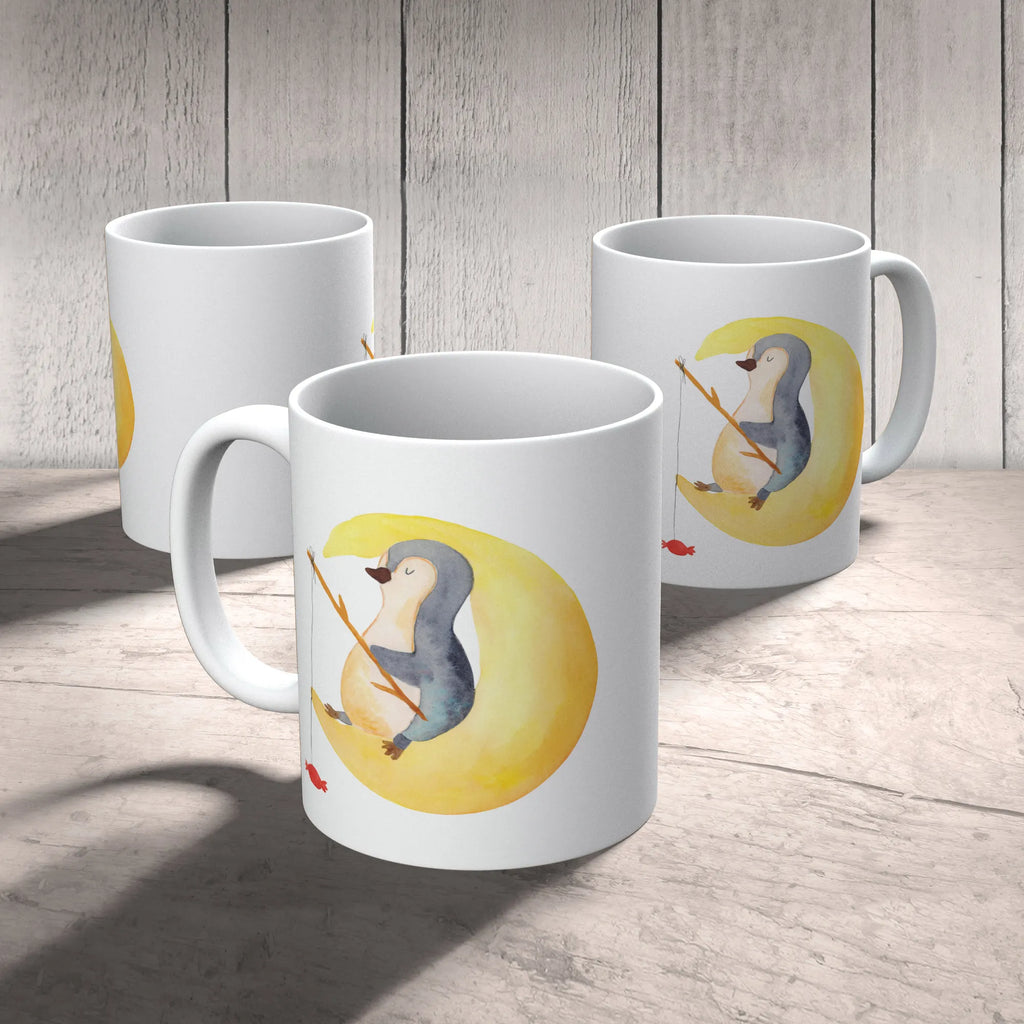 Tasse Pinguin Mond Tasse, Kaffeetasse, Teetasse, Becher, Kaffeebecher, Teebecher, Keramiktasse, Porzellantasse, Büro Tasse, Geschenk Tasse, Tasse Sprüche, Tasse Motive, Kaffeetassen, Tasse bedrucken, Designer Tasse, Cappuccino Tassen, Schöne Teetassen, Pinguin, Pinguine, Spruch, schlafen, Nachtruhe, Einschlafen, Schlafzimmer, Schlafstörungen, Gästezimmer