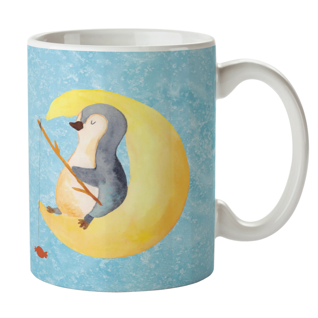 Tasse Pinguin Mond Tasse, Kaffeetasse, Teetasse, Becher, Kaffeebecher, Teebecher, Keramiktasse, Porzellantasse, Büro Tasse, Geschenk Tasse, Tasse Sprüche, Tasse Motive, Kaffeetassen, Tasse bedrucken, Designer Tasse, Cappuccino Tassen, Schöne Teetassen, Pinguin, Pinguine, Spruch, schlafen, Nachtruhe, Einschlafen, Schlafzimmer, Schlafstörungen, Gästezimmer