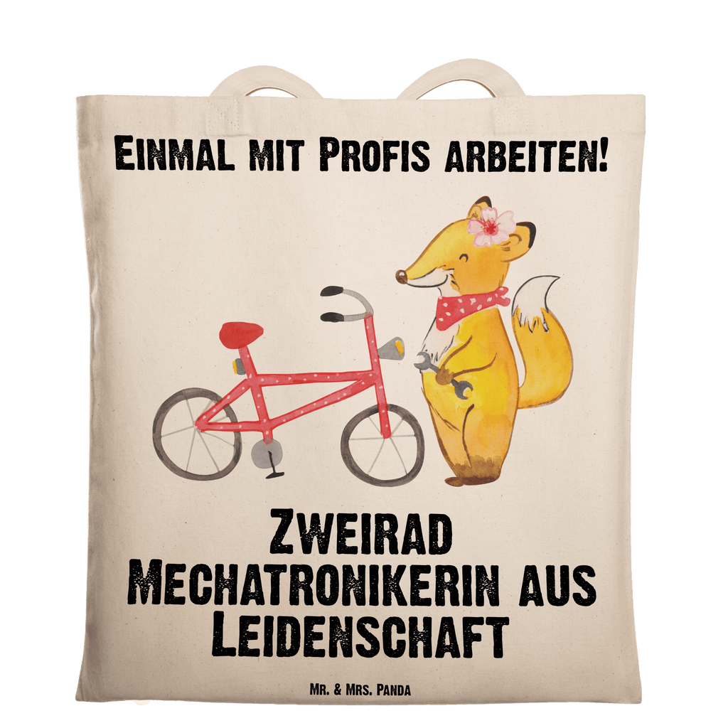 Tragetasche Zweirad Mechatronikerin aus Leidenschaft Beuteltasche, Beutel, Einkaufstasche, Jutebeutel, Stoffbeutel, Tasche, Shopper, Umhängetasche, Strandtasche, Schultertasche, Stofftasche, Tragetasche, Badetasche, Jutetasche, Einkaufstüte, Laptoptasche, Beruf, Ausbildung, Jubiläum, Abschied, Rente, Kollege, Kollegin, Geschenk, Schenken, Arbeitskollege, Mitarbeiter, Firma, Danke, Dankeschön