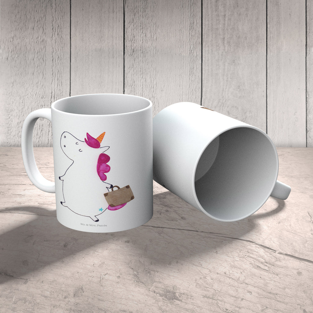 Kindertasse Einhorn Koffer Kindertasse, Kinder Tasse, Kunststoff Tasse, Kindergarten Tasse, Trinkbecher, Camping Becher, Kaffeetasse, Kunststoffbecher, Kindergartenbecher, Outdoorgeschirr, Kunststoffgeschirr, Reisebecher, Reisetasse, Kinderbecher, Bruchfeste Tasse, Bruchsichere Tasse, Plastik Tasse, Plastiktasse, Einhorn, Einhörner, Einhorn Deko, Pegasus, Unicorn, unicorn, Koffer, Verreisen, Reise, Gepäck, Abenteuer, Erwachsen, Kind, albern, Spaß, lustig, witzig