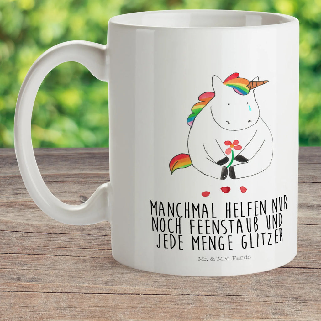 Kindertasse Einhorn Traurig Kindertasse, Kinder Tasse, Kunststoff Tasse, Kindergarten Tasse, Trinkbecher, Camping Becher, Kaffeetasse, Kunststoffbecher, Kindergartenbecher, Outdoorgeschirr, Kunststoffgeschirr, Reisebecher, Reisetasse, Kinderbecher, Bruchfeste Tasse, Bruchsichere Tasse, Plastik Tasse, Plastiktasse, Einhorn, Einhörner, Einhorn Deko, Pegasus, Unicorn, Glitzer, Trösten. Freundschaft, Freunde, Liebe, Trauer, Grußkarte, Blume