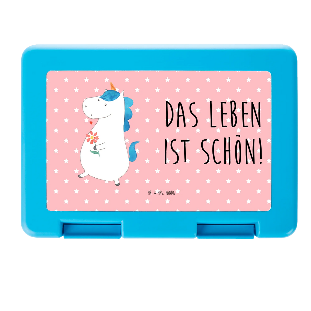 Brotdose Einhorn Spaziergang Brotbox, Snackbox, Lunch box, Butterbrotdose, Brotzeitbox, Einhorn, Einhörner, Einhorn Deko, Unicorn, Glitzer, Blumen, Spaziergang, Motivation, Gute Laune, Freude, Freundin, Mutter, Schwester