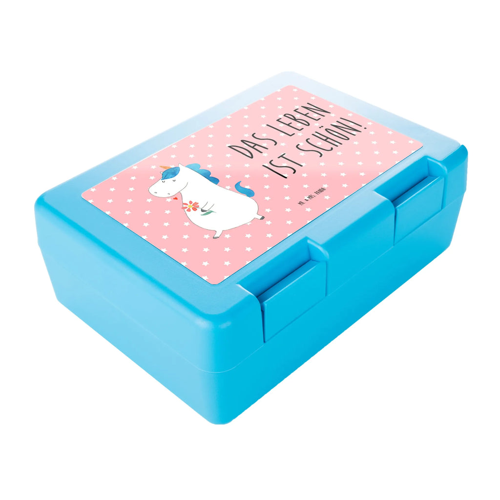 Brotdose Einhorn Spaziergang Brotbox, Snackbox, Lunch box, Butterbrotdose, Brotzeitbox, Einhorn, Einhörner, Einhorn Deko, Unicorn, Glitzer, Blumen, Spaziergang, Motivation, Gute Laune, Freude, Freundin, Mutter, Schwester