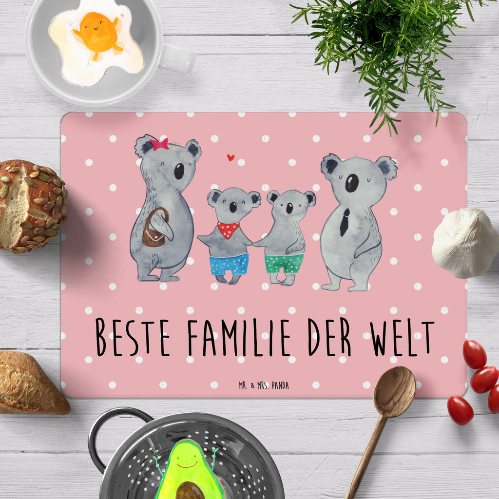 Tischset Koala Familie zwei Tischset, Tischuntersetzer, Platzset, Tischsets abwaschbar, Tischunterlage, Familie, Vatertag, Muttertag, Bruder, Schwester, Mama, Papa, Oma, Opa, Koala, Koalabär, beste Familie, Familienzeit, Familienleben, Koalafamilie, Lieblingsfamilie