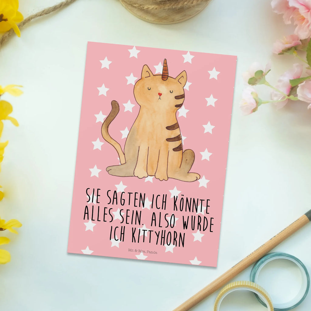 Postkarte Einhorn Katze Postkarte, Karte, Geschenkkarte, Grußkarte, Einladung, Ansichtskarte, Geburtstagskarte, Einladungskarte, Dankeskarte, Ansichtskarten, Einladung Geburtstag, Einladungskarten Geburtstag, Einhorn, Einhörner, Einhorn Deko, Pegasus, Unicorn, Katzer, Mieze, Regenbogen, Glitzer, Einhornpower, Erwachsenwerden, Katze, Katzenhorn, Einhornkatze, Kittyhorn