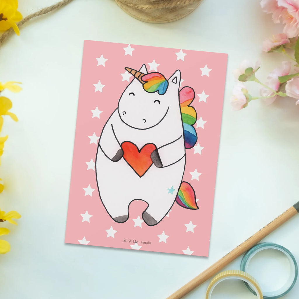 Postkarte Einhorn Herz Postkarte, Karte, Geschenkkarte, Grußkarte, Einladung, Ansichtskarte, Geburtstagskarte, Einladungskarte, Dankeskarte, Ansichtskarten, Einladung Geburtstag, Einladungskarten Geburtstag, Einhorn, Einhörner, Einhorn Deko, Pegasus, Unicorn, Herz, schlimm, böse, witzig, lustig, Freundin, anders, bunt