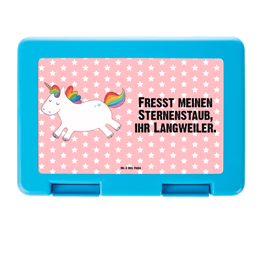 Brotdose Einhorn Happy Brotbox, Snackbox, Lunch box, Butterbrotdose, Brotzeitbox, Einhorn, Einhörner, Einhorn Deko, Pegasus, Unicorn, glücklich, fröhlich, Spaß, Freude, Lebensfreude, witzig, spannend, Lächeln, Lachen