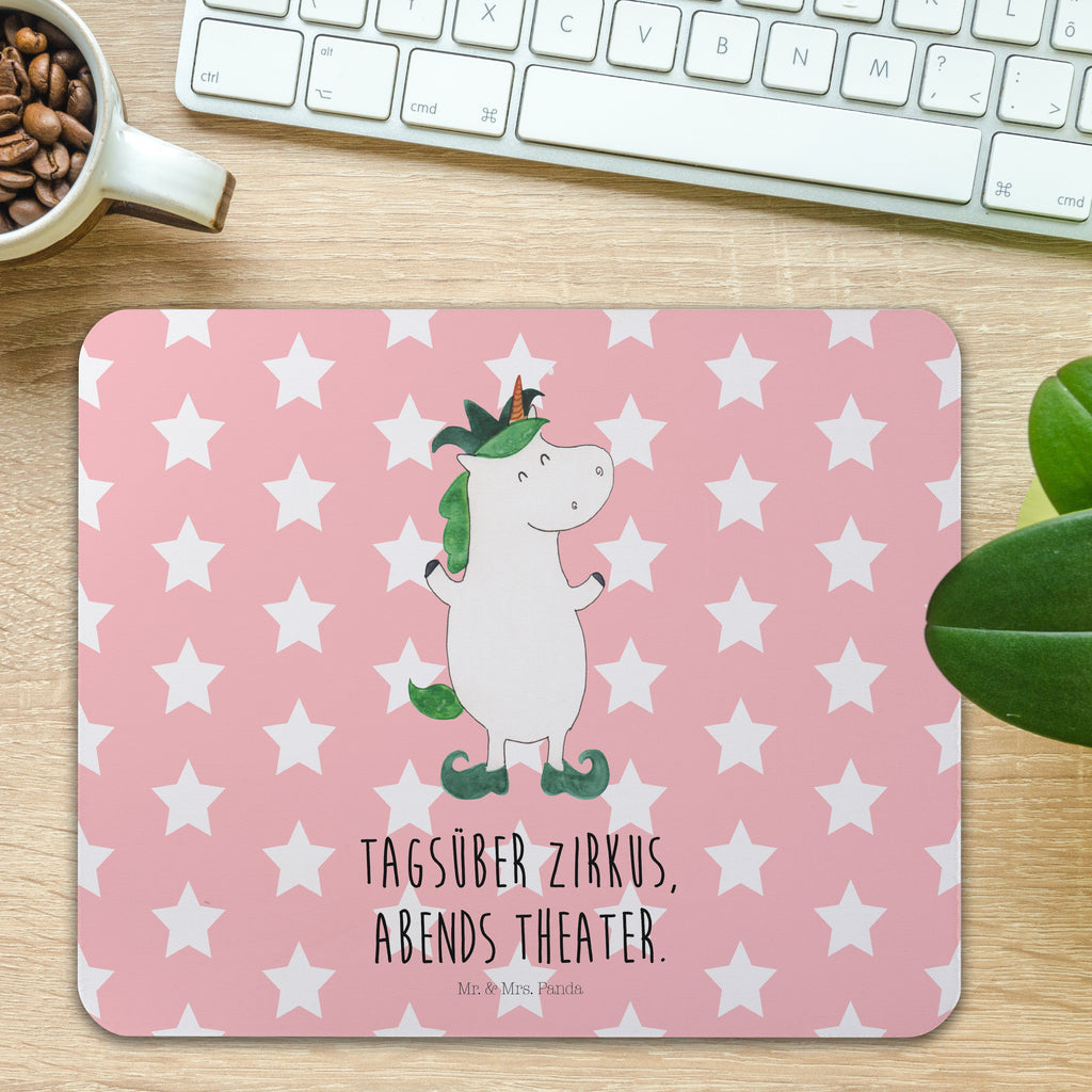 Mauspad Einhorn Joker Mousepad, Computer zubehör, Büroausstattung, PC Zubehör, Arbeitszimmer, Mauspad, Einzigartiges Mauspad, Designer Mauspad, Mausunterlage, Mauspad Büro, Einhorn, Einhörner, Einhorn Deko, Pegasus, Unicorn, Hofnarr, Kasper, Gaukler, Mittelalter