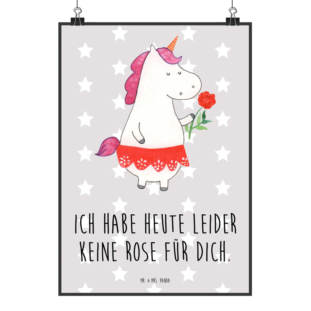 Poster Einhorn Dame Poster, Wandposter, Bild, Wanddeko, Küchenposter, Kinderposter, Wanddeko Bild, Raumdekoration, Wanddekoration, Handgemaltes Poster, Mr. & Mrs. Panda Poster, Designposter, Kunstdruck, Posterdruck, Einhorn, Einhörner, Einhorn Deko, Pegasus, Unicorn, Dame, Lady, feine Dame, Freundin, Frau, Bachelor, Bachelorette, Abfuhr, Schluss machen, Trennung