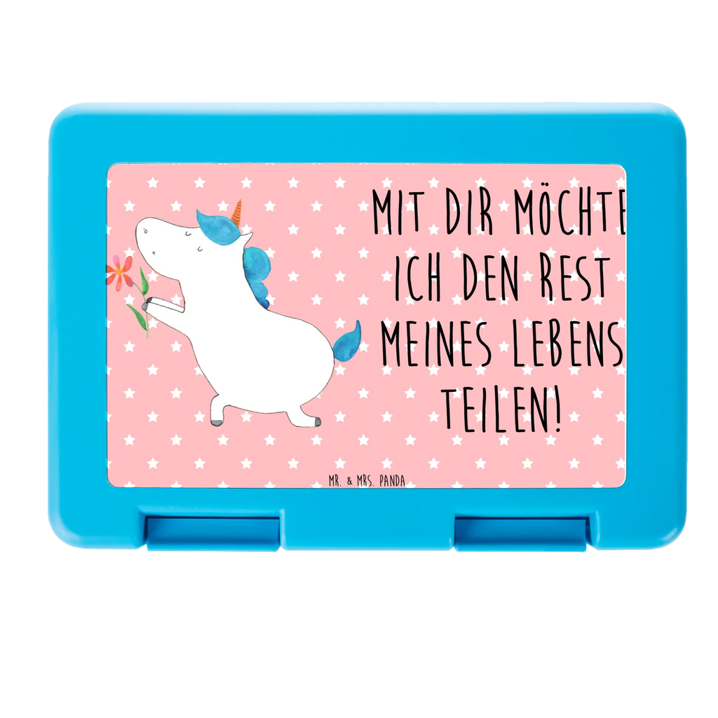 Brotdose Einhorn Blume Brotbox, Snackbox, Lunch box, Butterbrotdose, Brotzeitbox, Einhorn, Einhörner, Einhorn Deko, Pegasus, Unicorn, Liebe, Liebesbeweis, Antrag, Heiratsantrag, Verlobung, Ehepaar, Pärchen, Partner, Freund, Freundin, Ehe, heiraten