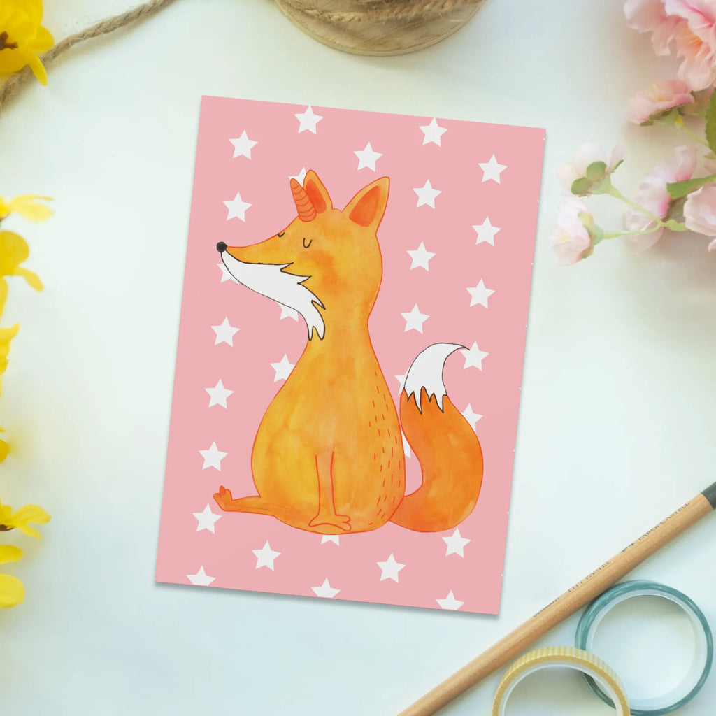 Postkarte Fuchshörnchen Wunsch Postkarte, Karte, Geschenkkarte, Grußkarte, Einladung, Ansichtskarte, Geburtstagskarte, Einladungskarte, Dankeskarte, Ansichtskarten, Einladung Geburtstag, Einladungskarten Geburtstag, Einhorn, Einhörner, Einhorn Deko, Pegasus, Unicorn, Fuchs, Unicorns, Fuchshörnchen, Fuchshorn, Foxycorn, Füchse