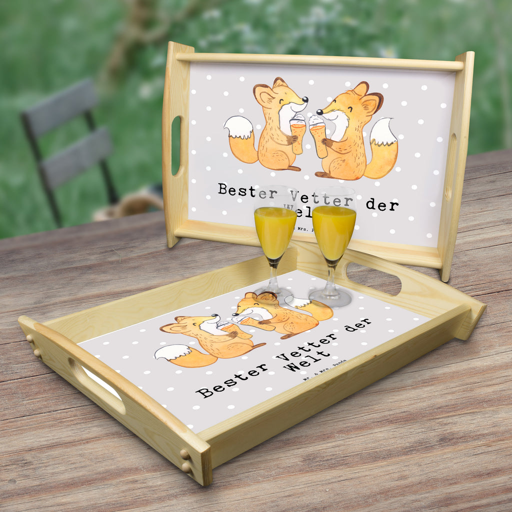 Serviertablett Fuchs Bester Vetter der Welt Serviertablett, Tablett, Holztablett, Küchentablett, Dekotablett, Frühstückstablett, für, Dankeschön, Geschenk, Schenken, Geburtstag, Geburtstagsgeschenk, Geschenkidee, Danke, Bedanken, Mitbringsel, Freude machen, Geschenktipp, Vetter, Cousin, Kousin, Sohn von Onkel, Sohn von Tante, Familie, Verwandtschaft, Cousine