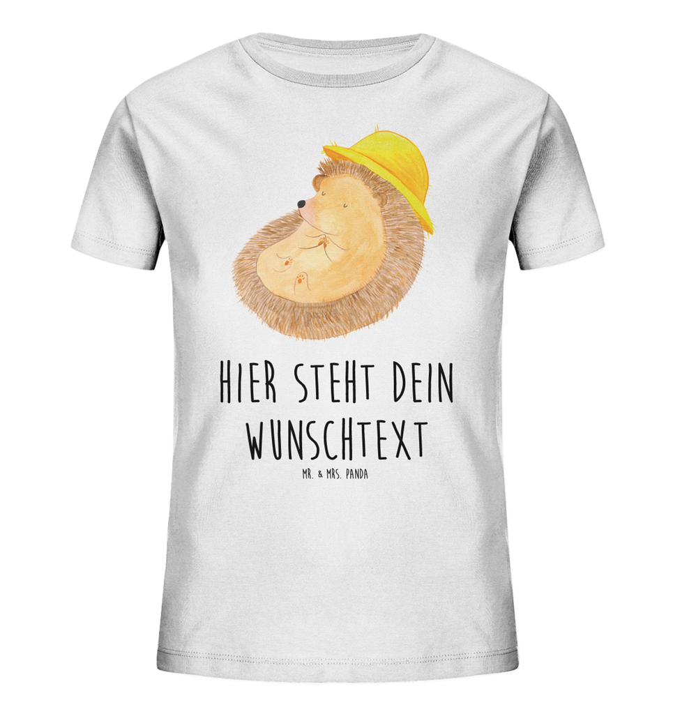 Personalisiertes Kinder T-Shirt Igel Beten Personalisiertes Kinder T-Shirt, Tiermotive, Gute Laune, lustige Sprüche, Tiere, Igel, Igel mit Hut, Sonnenhut, Gott, Amen, beten, Leben, Dankbarkeit, Dankbar sein, dankbar, genießen