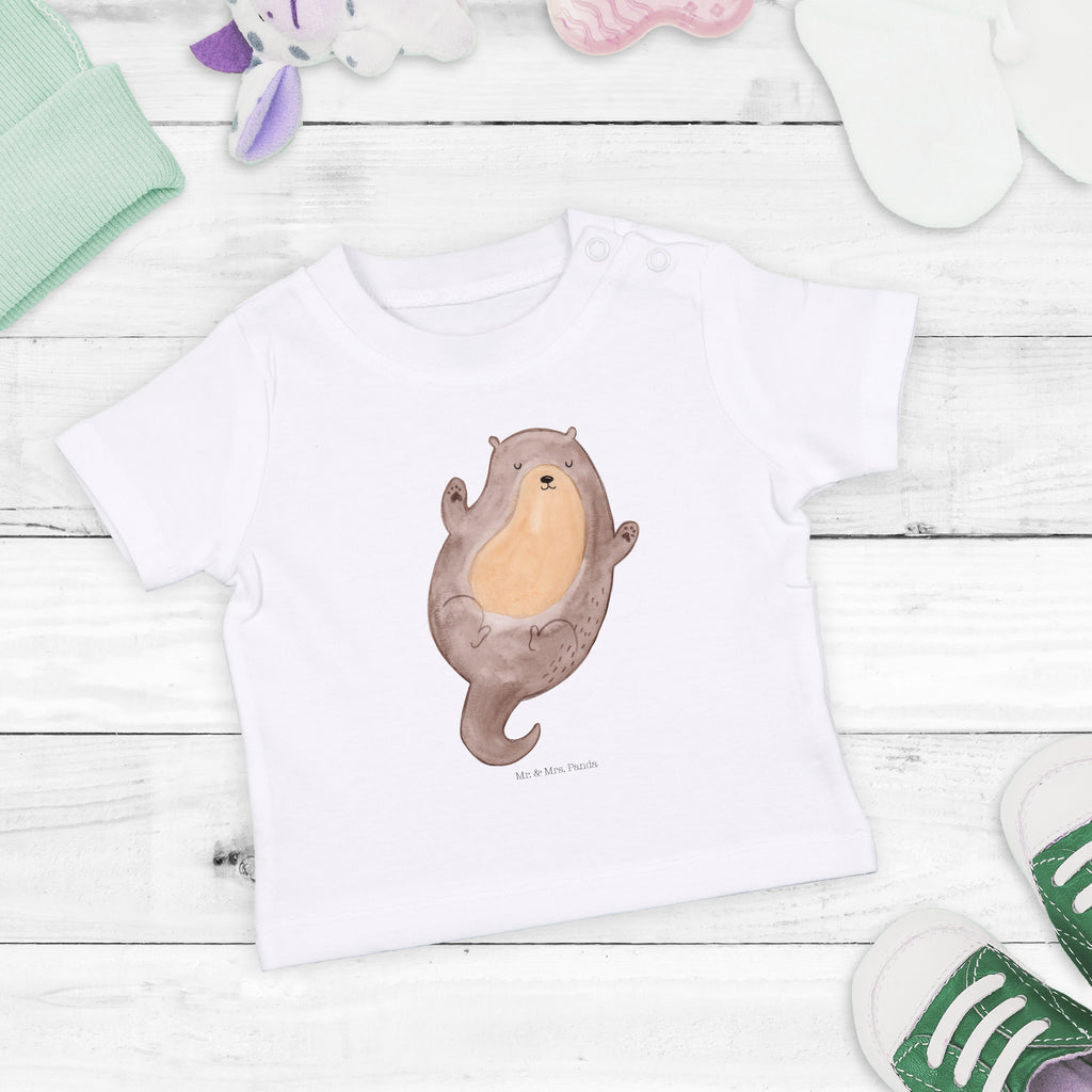 Organic Baby Shirt Otter Umarmen Baby T-Shirt, Jungen Baby T-Shirt, Mädchen Baby T-Shirt, Shirt, Otter, Fischotter, Seeotter, Otter Seeotter See Otter