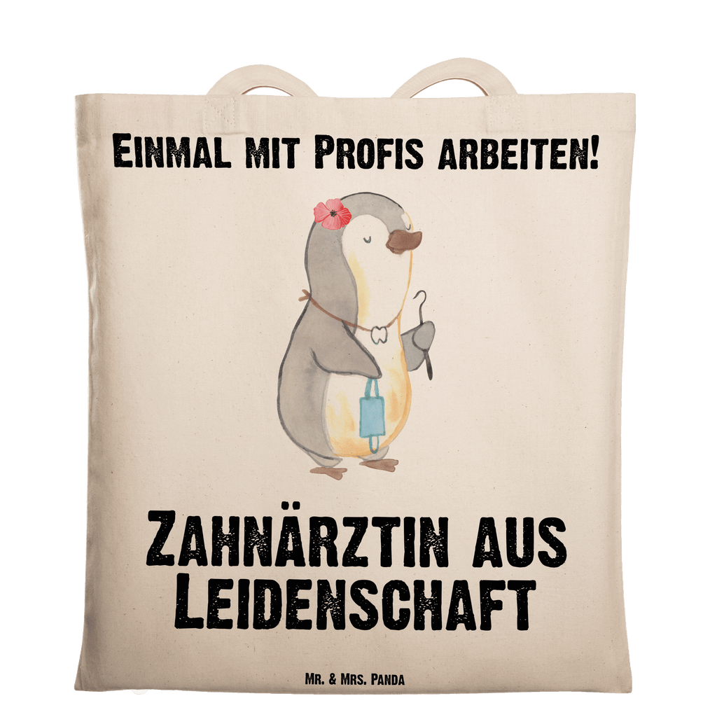 Tragetasche Zahnärztin aus Leidenschaft Beuteltasche, Beutel, Einkaufstasche, Jutebeutel, Stoffbeutel, Tasche, Shopper, Umhängetasche, Strandtasche, Schultertasche, Stofftasche, Tragetasche, Badetasche, Jutetasche, Einkaufstüte, Laptoptasche, Beruf, Ausbildung, Jubiläum, Abschied, Rente, Kollege, Kollegin, Geschenk, Schenken, Arbeitskollege, Mitarbeiter, Firma, Danke, Dankeschön