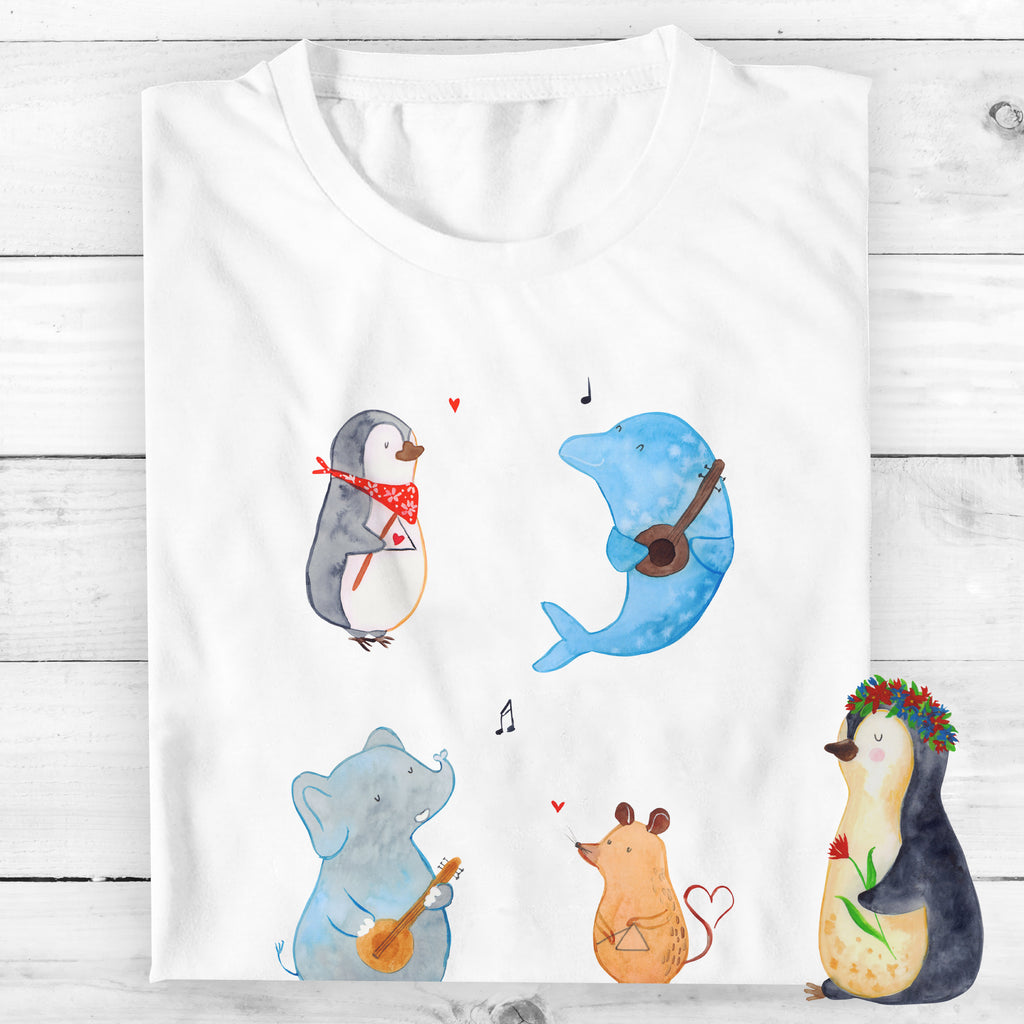 Personalisiertes T-Shirt Big Band T-Shirt Personalisiert, T-Shirt mit Namen, T-Shirt mit Aufruck, Männer, Frauen, Wunschtext, Bedrucken, Tiermotive, Gute Laune, lustige Sprüche, Tiere, Hund, Pinguin, Maus, Elefant, Delfin, Gitarre, Band, Triangel, Musikanten, Musik