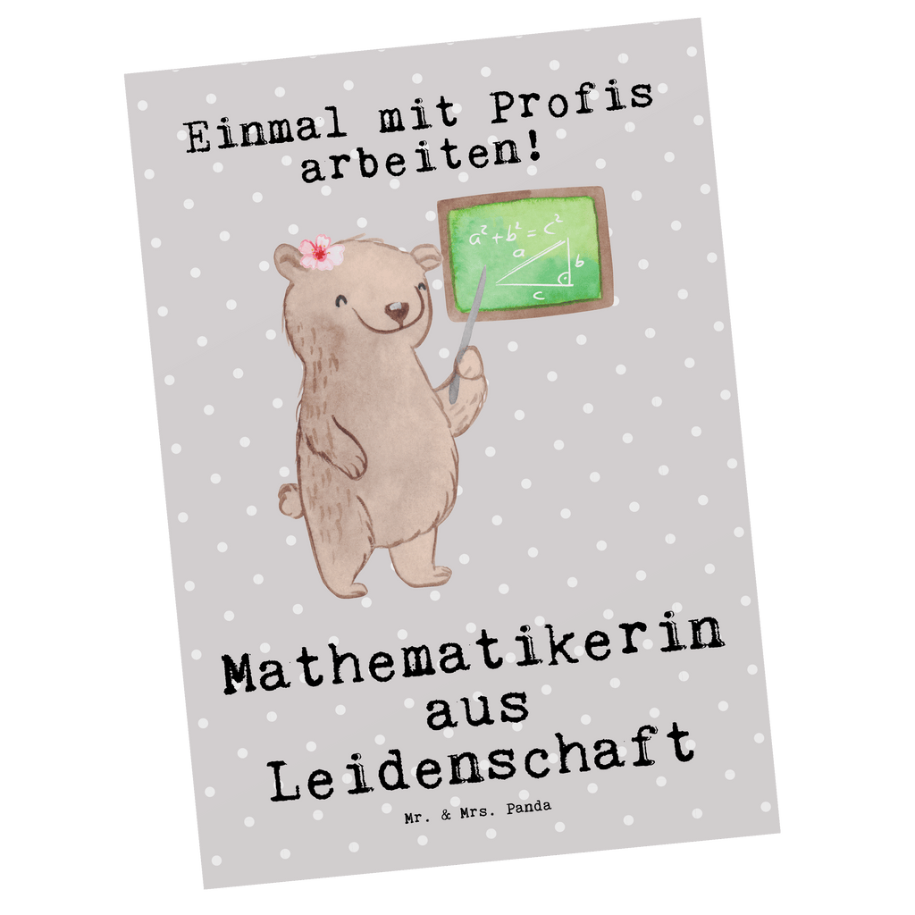 Postkarte Mathematikerin aus Leidenschaft Postkarte, Karte, Geschenkkarte, Grußkarte, Einladung, Ansichtskarte, Geburtstagskarte, Einladungskarte, Dankeskarte, Ansichtskarten, Einladung Geburtstag, Einladungskarten Geburtstag, Beruf, Ausbildung, Jubiläum, Abschied, Rente, Kollege, Kollegin, Geschenk, Schenken, Arbeitskollege, Mitarbeiter, Firma, Danke, Dankeschön, Mathematikerin, Mathematik Studium, Studentin Mathe, Bachelor, Master, Rechenkünstlerin, Zahlenmensch