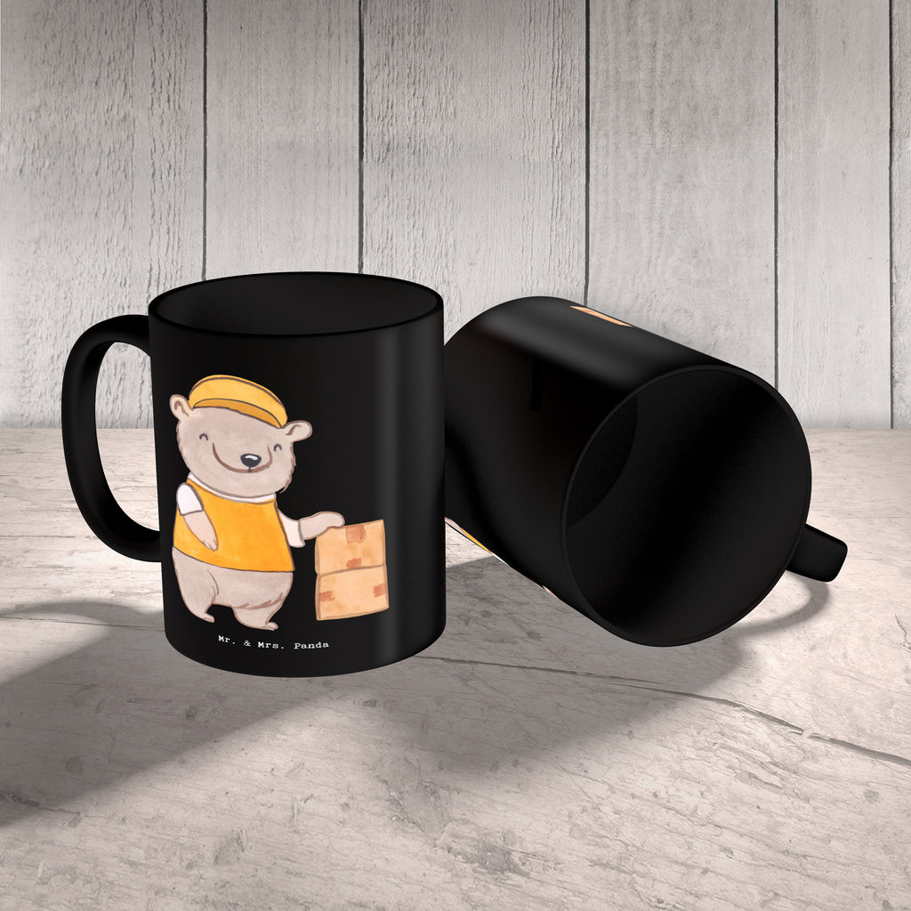 Tasse Paketzusteller mit Herz Tasse, Kaffeetasse, Teetasse, Becher, Kaffeebecher, Teebecher, Keramiktasse, Porzellantasse, Büro Tasse, Geschenk Tasse, Tasse Sprüche, Tasse Motive, Kaffeetassen, Tasse bedrucken, Designer Tasse, Cappuccino Tassen, Schöne Teetassen, Beruf, Ausbildung, Jubiläum, Abschied, Rente, Kollege, Kollegin, Geschenk, Schenken, Arbeitskollege, Mitarbeiter, Firma, Danke, Dankeschön, Paketzusteller, Paketbote, Zustellservice Pakete