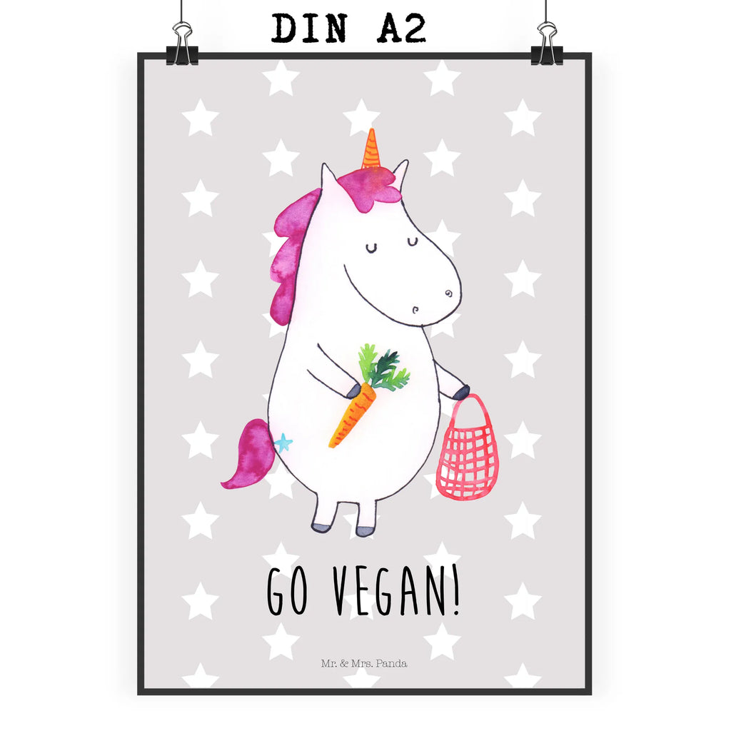 Poster Einhorn Vegan Poster, Wandposter, Bild, Wanddeko, Küchenposter, Kinderposter, Wanddeko Bild, Raumdekoration, Wanddekoration, Handgemaltes Poster, Mr. & Mrs. Panda Poster, Designposter, Kunstdruck, Posterdruck, Einhorn, Einhörner, Einhorn Deko, Pegasus, Unicorn, vegan, Gesund leben, Vegetariar, Rohkost, Gesund essen, Veganismus, Veganer