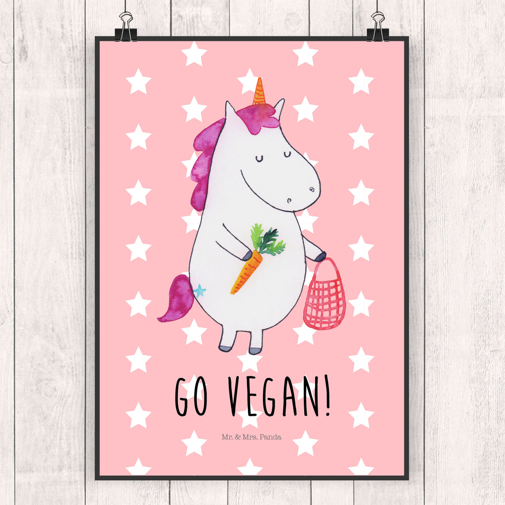 Poster Einhorn Vegan Poster, Wandposter, Bild, Wanddeko, Küchenposter, Kinderposter, Wanddeko Bild, Raumdekoration, Wanddekoration, Handgemaltes Poster, Mr. & Mrs. Panda Poster, Designposter, Kunstdruck, Posterdruck, Einhorn, Einhörner, Einhorn Deko, Pegasus, Unicorn, vegan, Gesund leben, Vegetariar, Rohkost, Gesund essen, Veganismus, Veganer