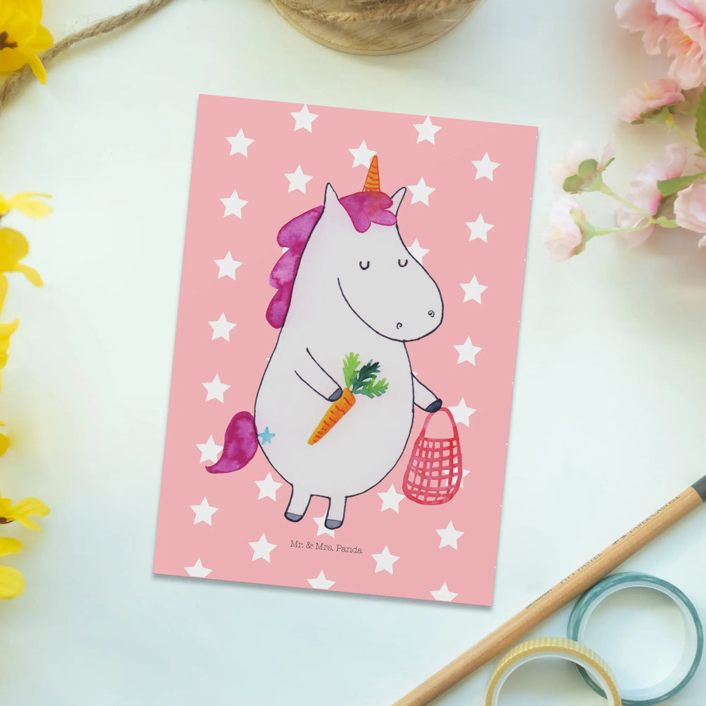 Postkarte Einhorn Vegan Postkarte, Karte, Geschenkkarte, Grußkarte, Einladung, Ansichtskarte, Geburtstagskarte, Einladungskarte, Dankeskarte, Ansichtskarten, Einladung Geburtstag, Einladungskarten Geburtstag, Einhorn, Einhörner, Einhorn Deko, Pegasus, Unicorn, vegan, Gesund leben, Vegetariar, Rohkost, Gesund essen, Veganismus, Veganer