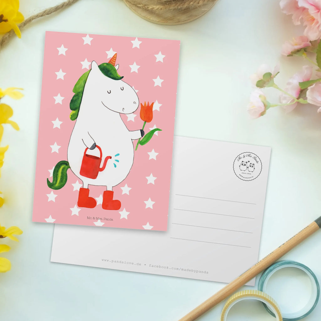 Postkarte Einhorn Gärtner Postkarte, Karte, Geschenkkarte, Grußkarte, Einladung, Ansichtskarte, Geburtstagskarte, Einladungskarte, Dankeskarte, Ansichtskarten, Einladung Geburtstag, Einladungskarten Geburtstag, Einhorn, Einhörner, Einhorn Deko, Pegasus, Unicorn, Luftballon, Gießkanne, Giesskanne, Lebenslust, Freude, Blume, Freundin, Garten, Stiefel