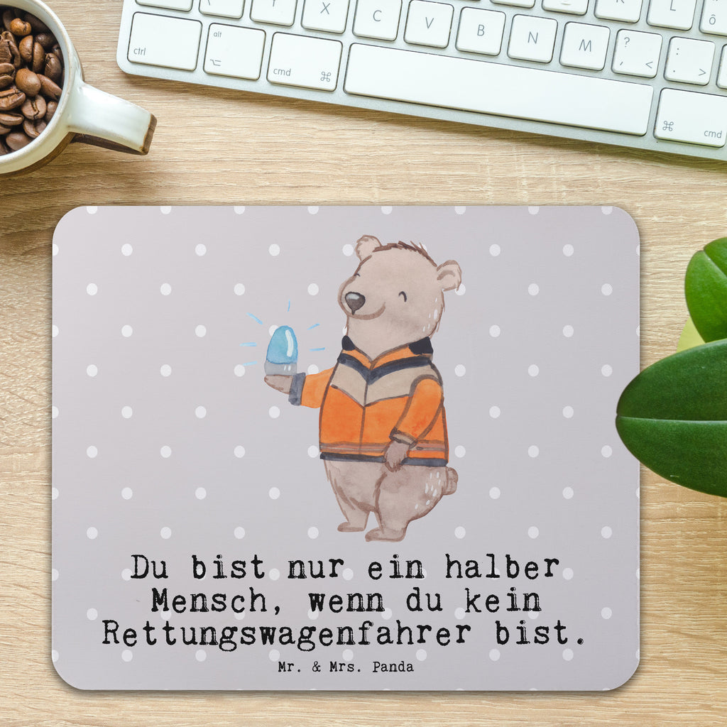 Mauspad Rettungswagenfahrer mit Herz Mousepad, Computer zubehör, Büroausstattung, PC Zubehör, Arbeitszimmer, Mauspad, Einzigartiges Mauspad, Designer Mauspad, Mausunterlage, Mauspad Büro, Beruf, Ausbildung, Jubiläum, Abschied, Rente, Kollege, Kollegin, Geschenk, Schenken, Arbeitskollege, Mitarbeiter, Firma, Danke, Dankeschön