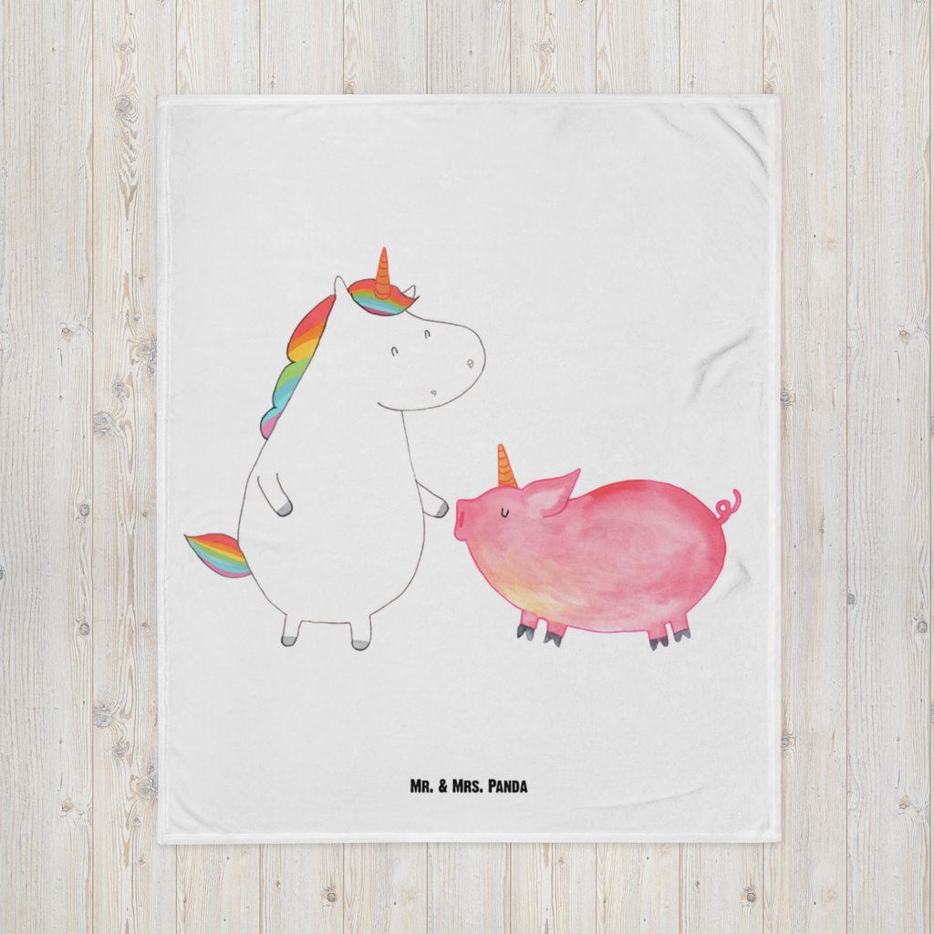 Kuscheldecke Einhorn + Schweinhorn Decke, Wohndecke, Tagesdecke, Wolldecke, Sofadecke, Einhorn, Einhörner, Einhorn Deko, Pegasus, Unicorn, Freundschaft, Schweinhorn, Schwein, Freundin, Schweinchen