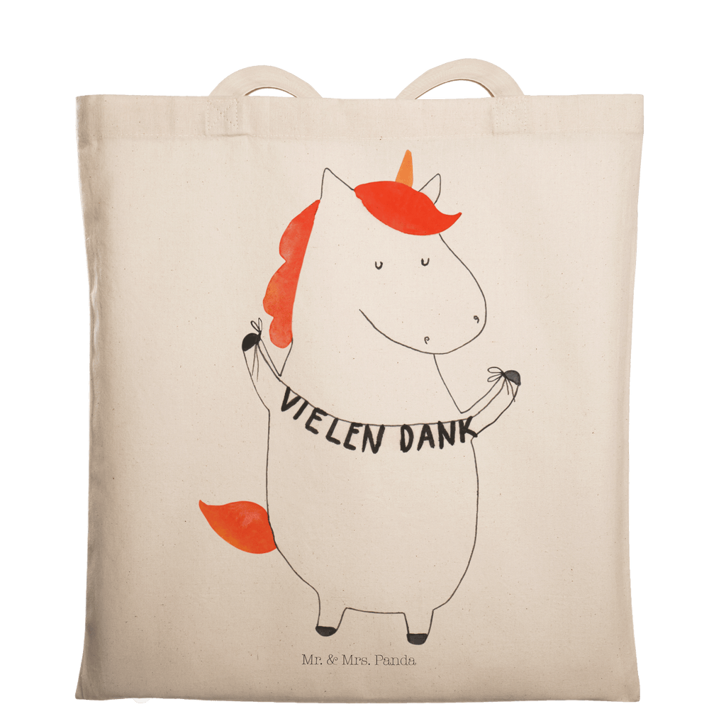 Tragetasche Einhorn Vielen Dank Beuteltasche, Beutel, Einkaufstasche, Jutebeutel, Stoffbeutel, Tasche, Shopper, Umhängetasche, Strandtasche, Schultertasche, Stofftasche, Tragetasche, Badetasche, Jutetasche, Einkaufstüte, Laptoptasche, Einhorn, Einhörner, Einhorn Deko, Pegasus, Unicorn, Danke, vielen Dank, Dankeschön, Danksagung