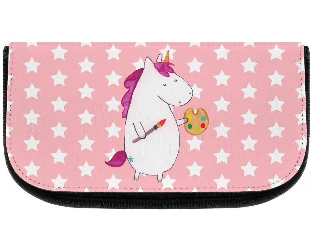 Kosmetiktasche Einhorn Künstler Kosmetikbeutel, Kulturtasche, Kulturbeutel, Schminktasche, Make-Up Tasche, Kosmetiktasche, Beauty Bag, Kosmetiktasche Damen, Make Up Tasche, Kosmetik Tasche, Kosmetiktasche Klein, Kleine Kosmetiktasche, Schminktasche Klein, Kosmetiktasche Mit Fächern, Schminktäschen, Schminke Tasche, Kosmetiktaschen Damen, Beauty Case, Schmink Täschchen, Einhorn, Einhörner, Einhorn Deko, Pegasus, Unicorn, Englisch, Künstler, Artist, Malen, Zeichnen, Welt, Farbe, Stift, Pinsel, Geschenk, Maler